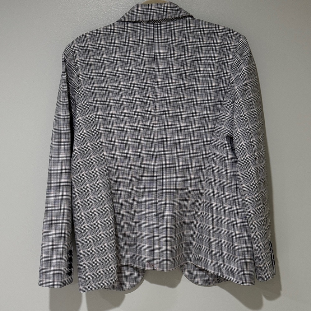 a new day Gray Plaid Blazer - Picture 8 of 8